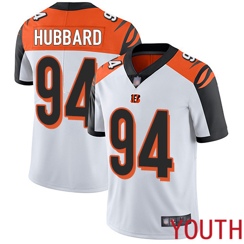 Cincinnati Bengals Limited White Youth Sam Hubbard Road Jersey NFL Footballl #94 Vapor Untouchable->youth nfl jersey->Youth Jersey